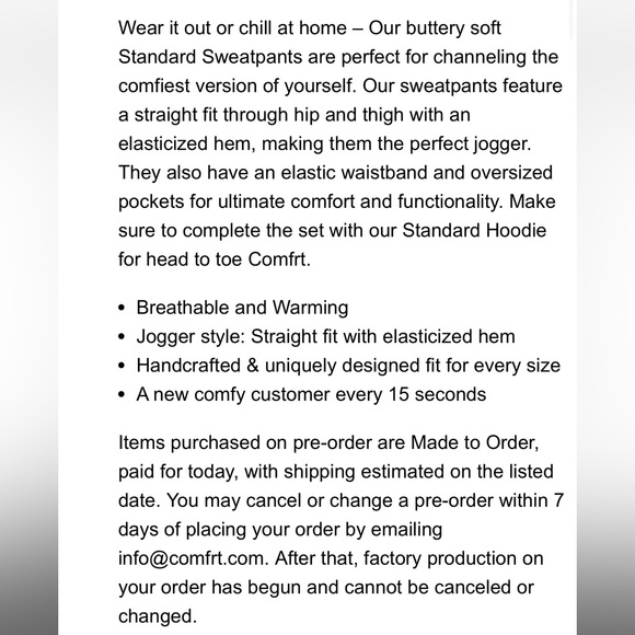 Comfrt Standard Set - Picture 4 of 8